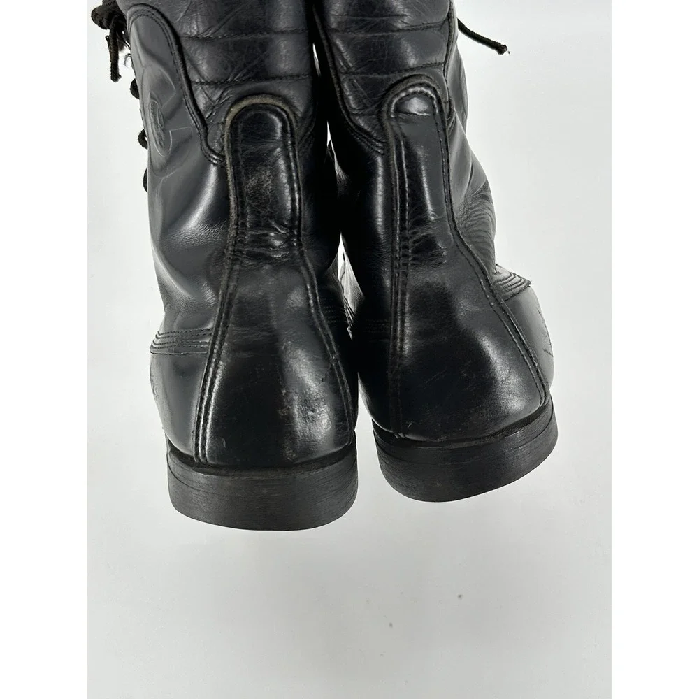 VINTAGE CHIPPEWA USA BAY APACHE UTILITY MEN'S SIZE 8.5D 9554 BLACK‎